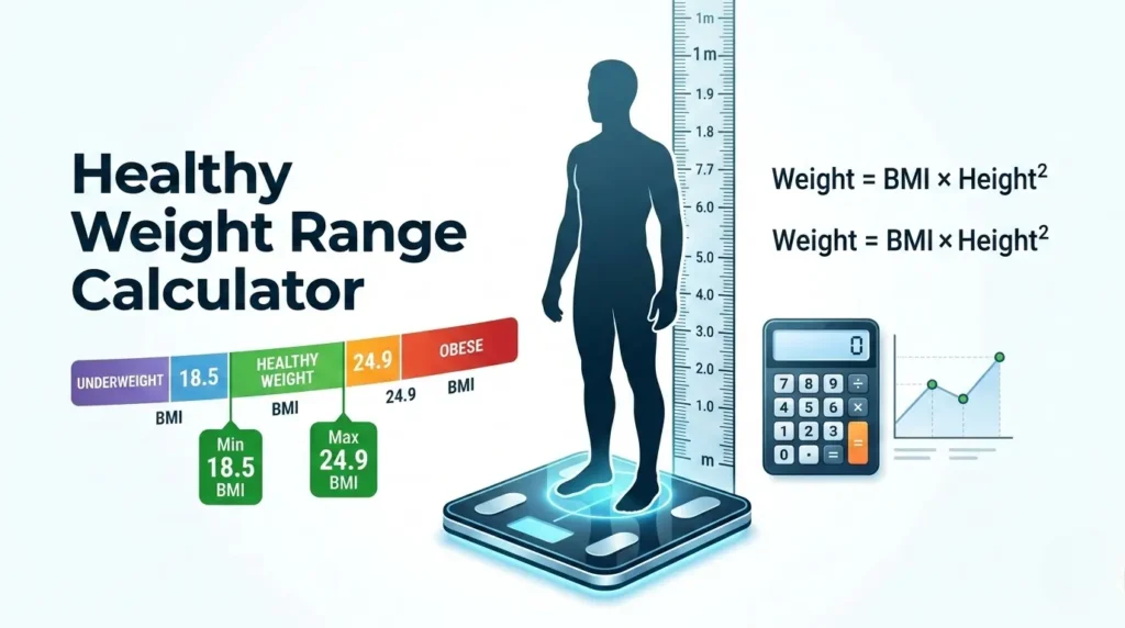 Healthy Weight Range Calculator